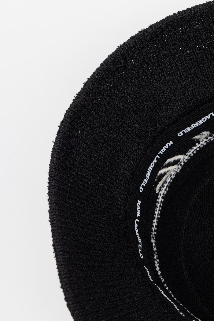 Karl Lagerfeld klobúk dámsky K/SIGNATURE čierna B2W46078