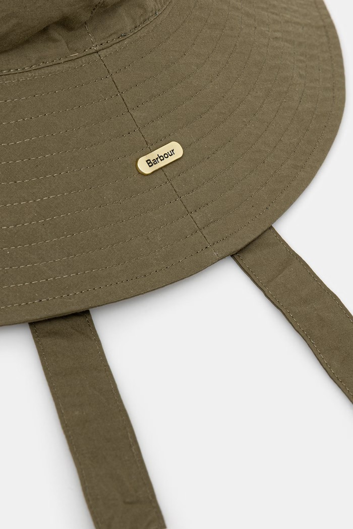 Accessories Barbour LHA0621SG71 bucket hat cotton Women's LHA0621SG71 green
