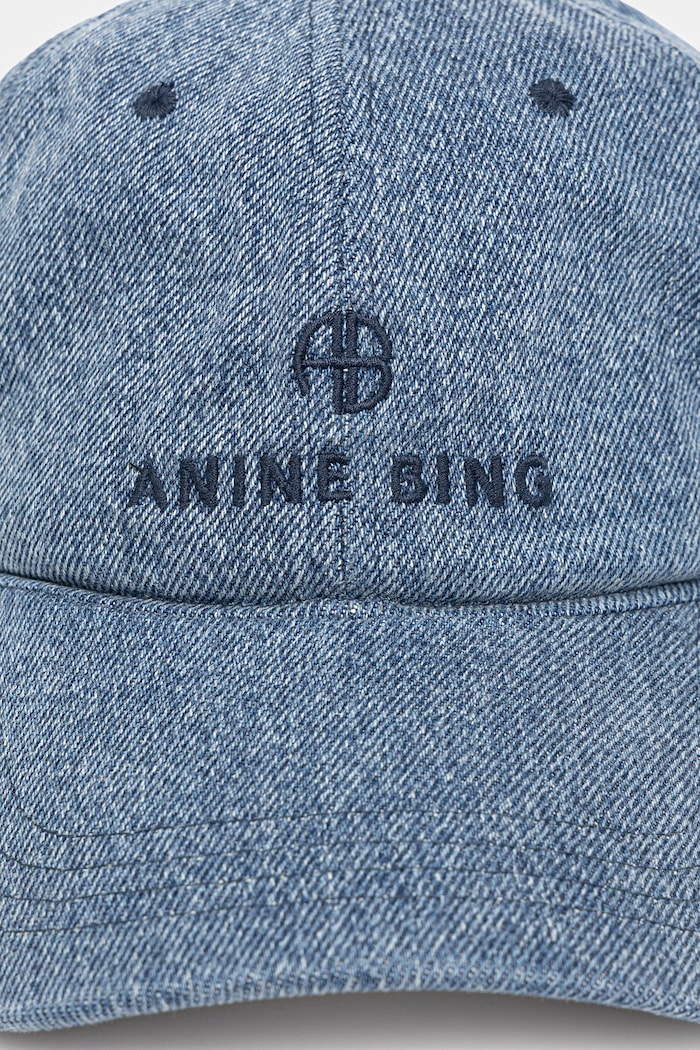 Anine Bing Jeremy Baseball Cap baseballová čepice džínová dámská A.12.11407 modrá SS26