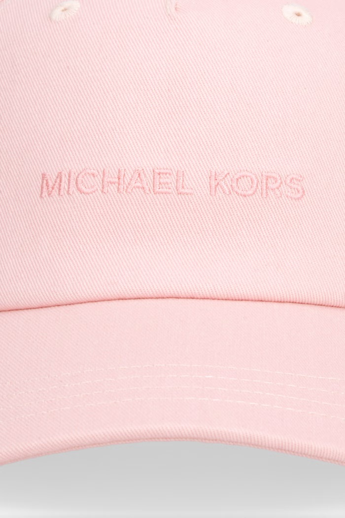 MICHAEL Michael Kors čiapka so šiltom dámska bavlnená 29MKWC558509 ružová SS26