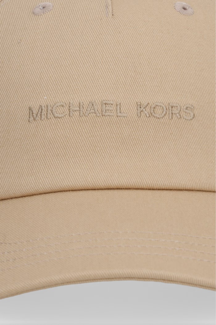 MICHAEL Michael Kors čiapka so šiltom dámska bavlnená 29MKWC558509 béžová SS26
