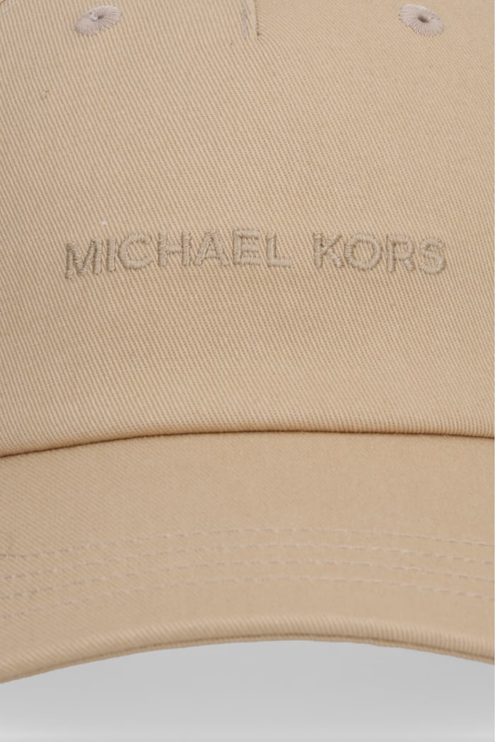 MICHAEL Michael Kors čiapka so šiltom dámska bavlnená 29MKWC558509 béžová SS26
