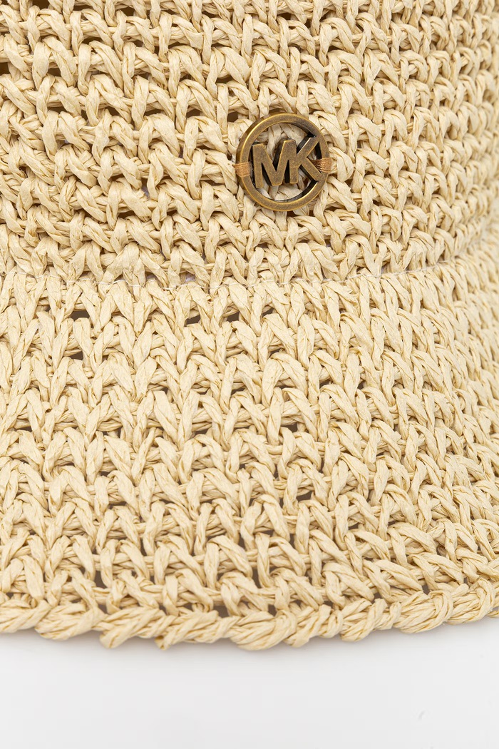 MICHAEL Michael Kors slaměný klobouk dámský 29MKWC558520 béžová SS26