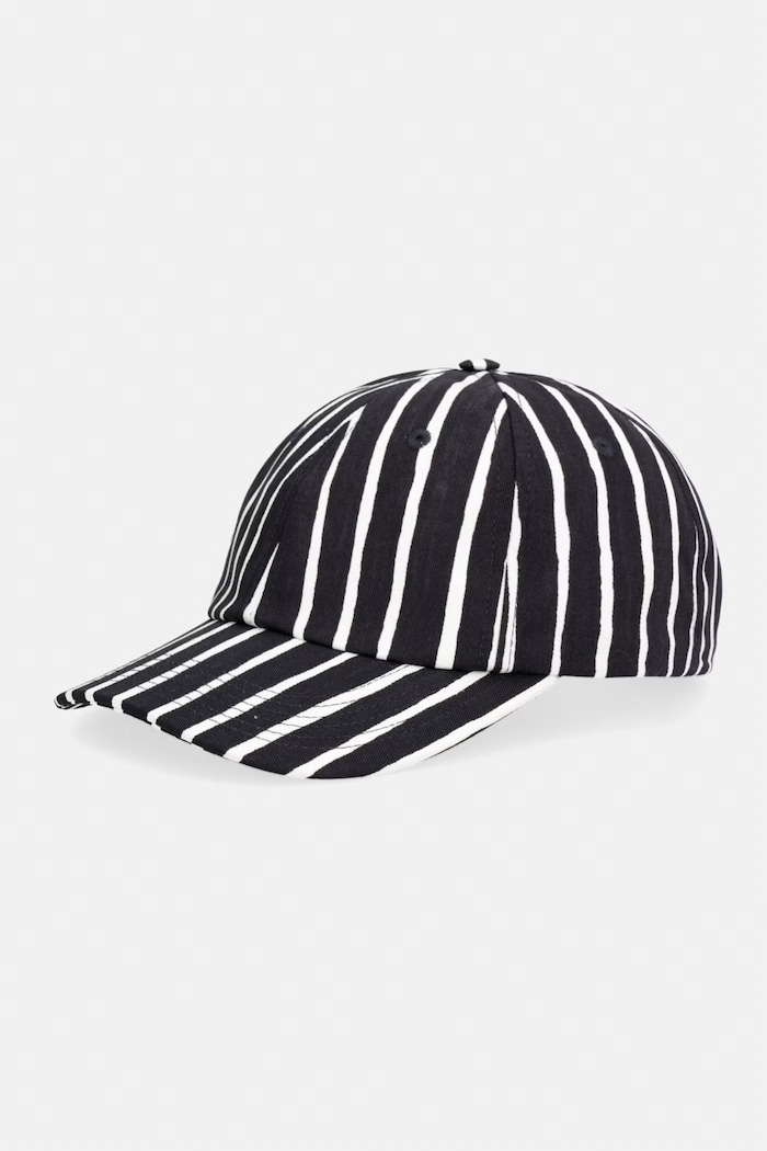 Marimekko șapcă de baseball pentru femei, din bumbac negru 095594