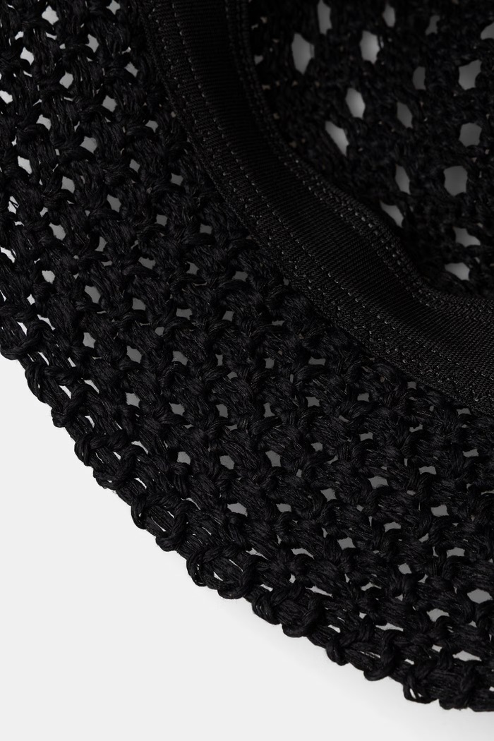 Accesorii United Colors of Benetton pălărie pentru femei ajurată 6X9YVA009 negru
