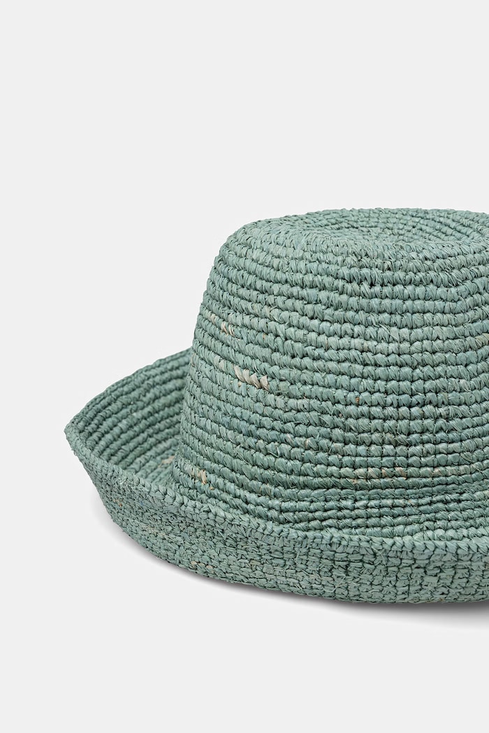 Doplnky LE SH KA klobúk dámsky pletený Blue Bucket Hat BlueBucketHat zelená