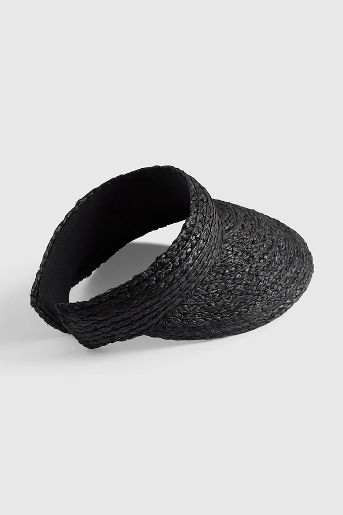 Seafolly кепка для женщин Raffia Visor 71802.HT чёрный SS26