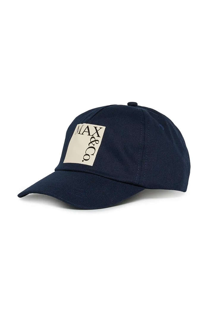 Detská bavlnená šiltovka MAX&Co. MAXF13F HAT bavlna tmavomodrá MX0322.MX01L