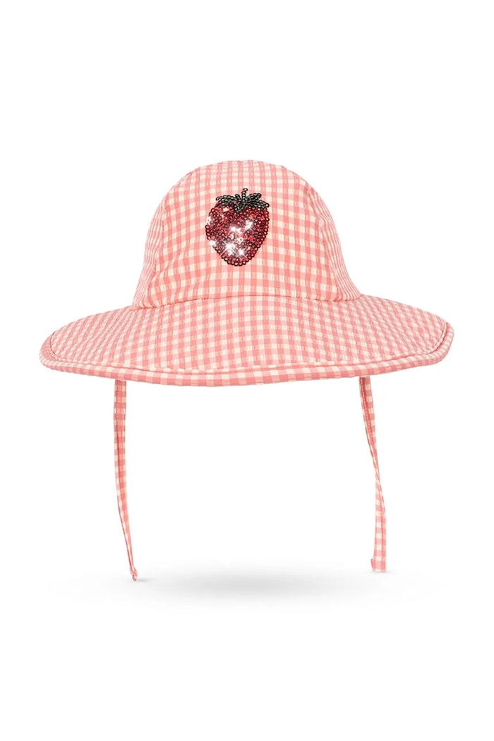 Konges Sløjd kapelusz dziecięcy ETTA SWIM HAT KS104788.PPY2 różowy SS26