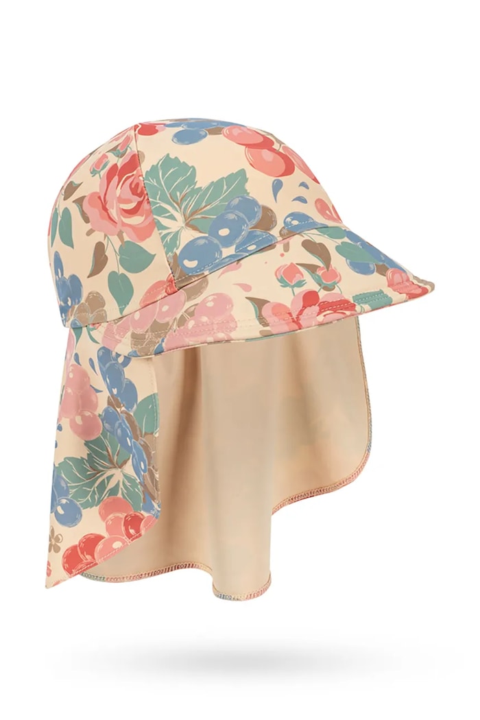 Konges Sløjd czapka z daszkiem dziecięca MANUCA FRILL SUN HAT GRS pozostałe multicolor KS104987.PPY2