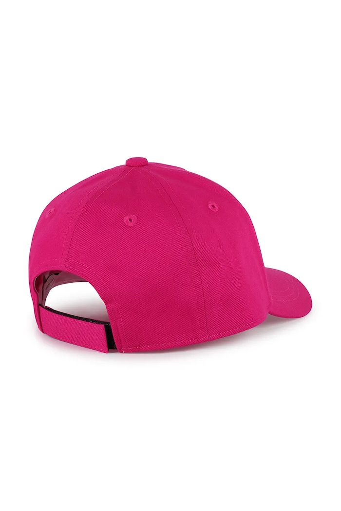 Marc Jacobs czapka z daszkiem bawełniana dziecięca W60838 różowy SS26