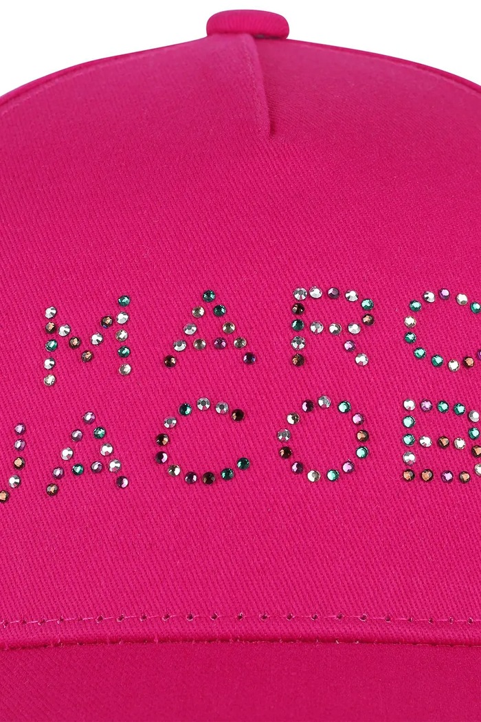 Marc Jacobs czapka z daszkiem bawełniana dziecięca różowy W60838