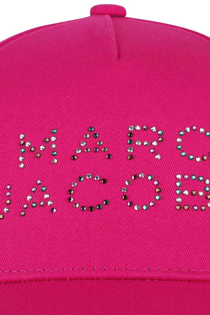 Marc Jacobs czapka z daszkiem bawełniana dziecięca różowy W60838
