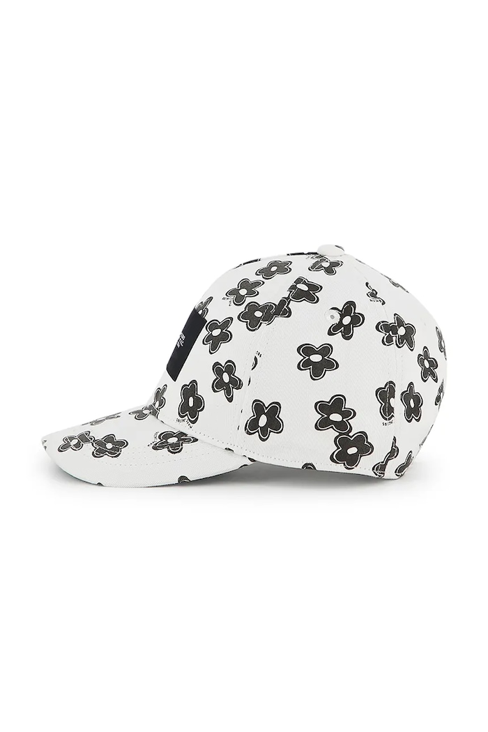 Marc Jacobs czapka z daszkiem bawełniana dziecięca beżowy W60839