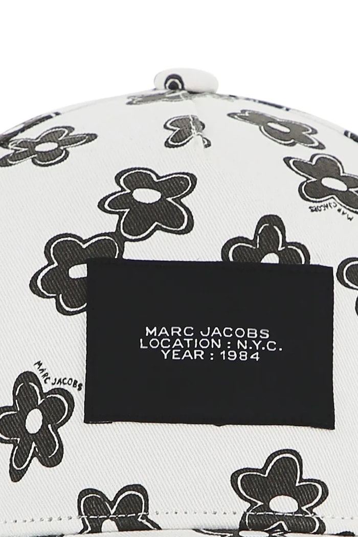 Marc Jacobs czapka z daszkiem bawełniana dziecięca W60839 beżowy