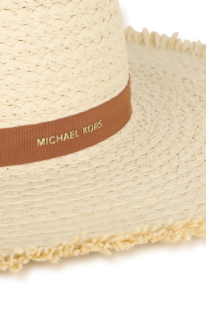 Dziewczynka Michael Kors kapelusz dziecięcy R30627.52.56 beżowy