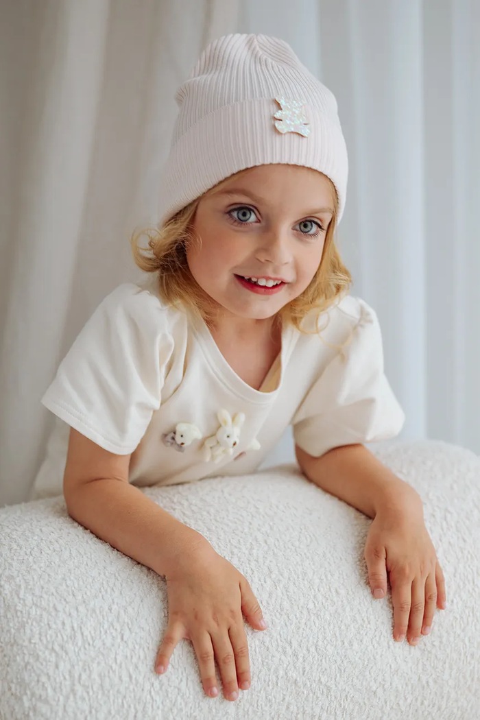 Jamiks čiapka beanie detská MINTTA ružová MINTTA.Nak.glo.JWI025.G