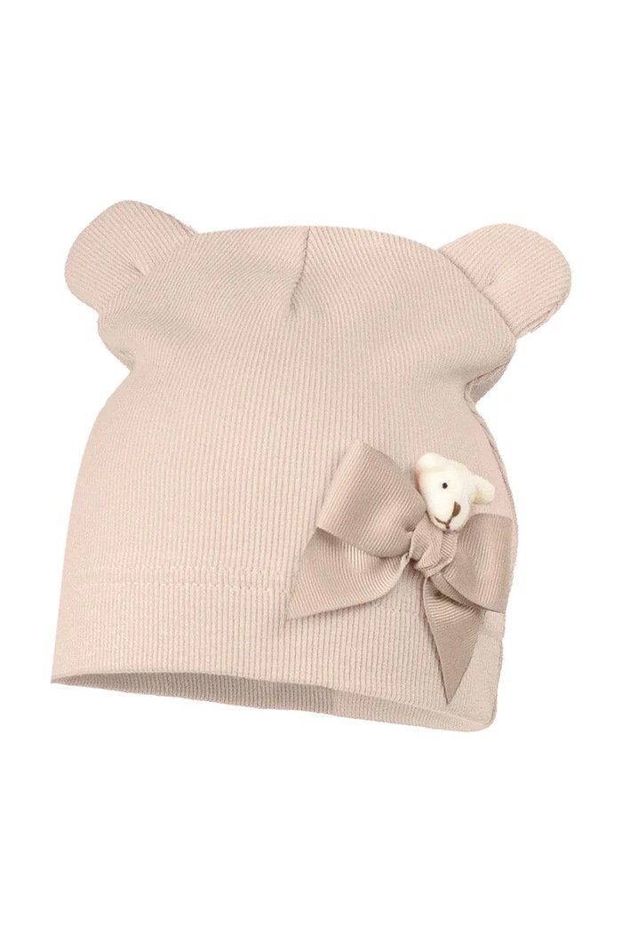 Jamiks čiapka beanie detská PELUNA PELUNA.Nak.glo.JWI112.G béžová SS26