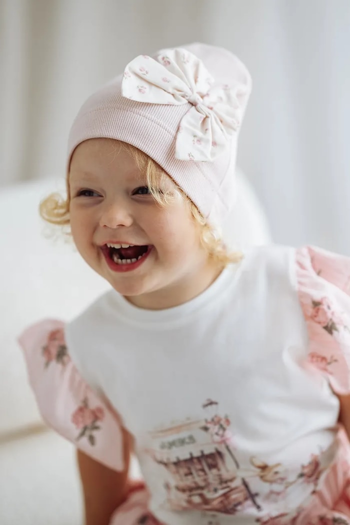 Fete Jamiks căciulă pentru copii SOLOMI SOLOMI.Nak.glo.JWI119.G roz