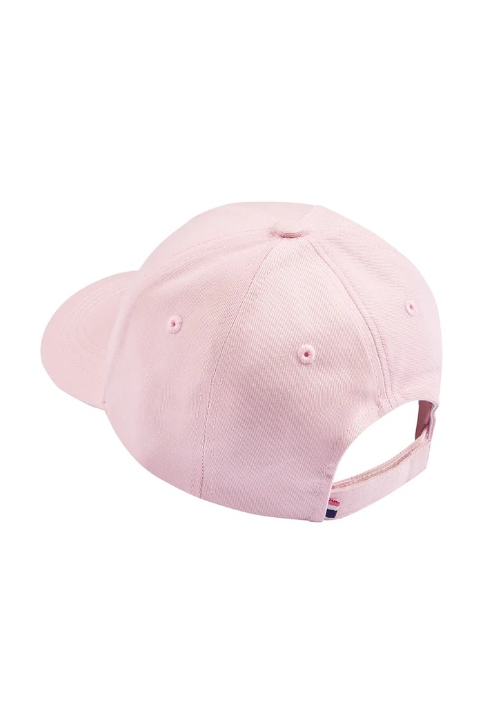 U.S. Polo Assn. czapka z daszkiem dziecięca bawełniana USG0321 różowy SS26