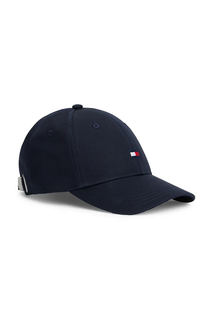Tommy Hilfiger berretto per bambini in cotone KA0KA00025.PPY2 blu navy SS26