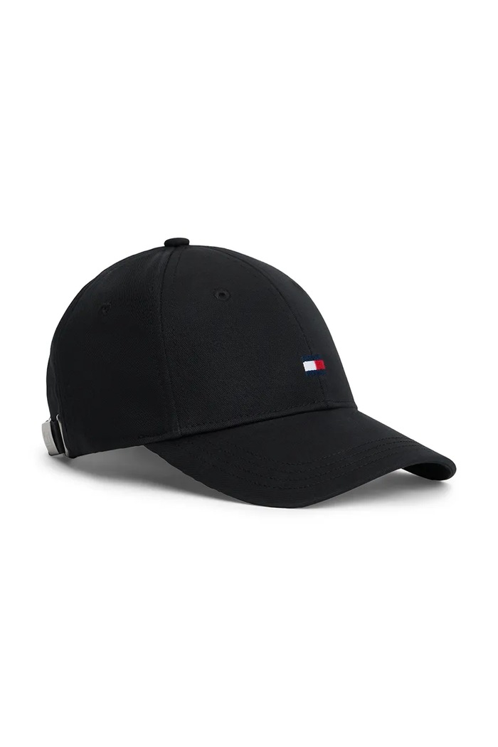 Tommy Hilfiger berretto per bambini in cotone KA0KA00025.PPY2 nero SS26