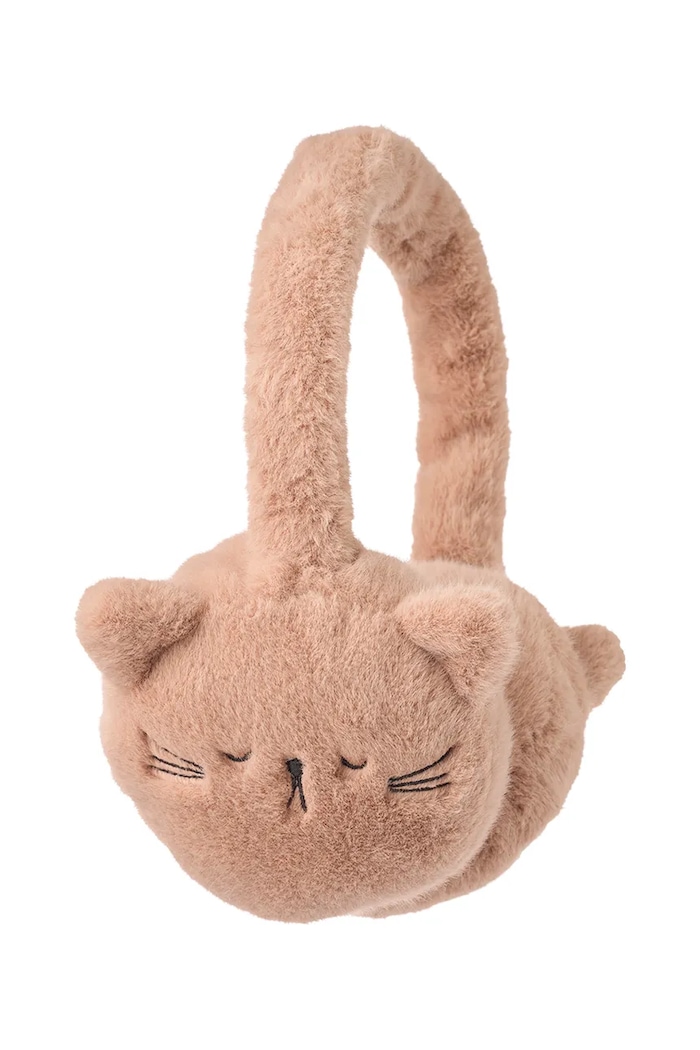 Detské chrániče na uši Liewood Timothy Plush Cat Ear Warmers LW20807 oranžová SS26