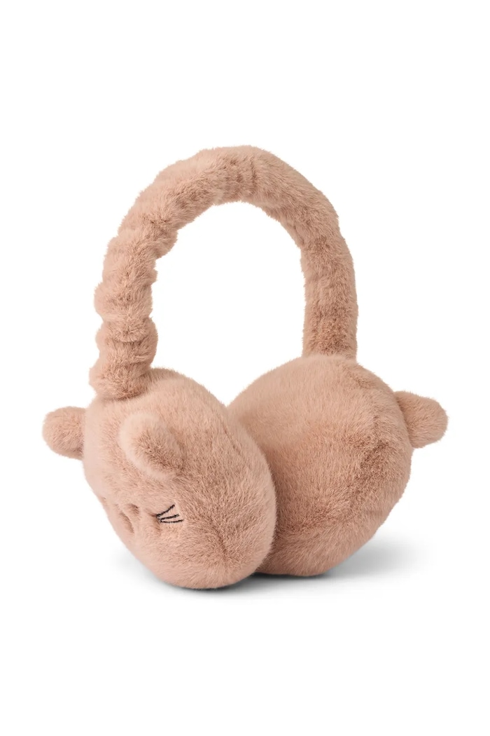 Chlapec Detské chrániče na uši Liewood Timothy Plush Cat Ear Warmers LW20807 oranžová