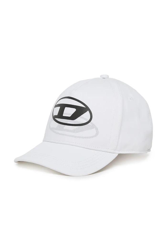 Diesel gyerek pamut baseball sapka FUPIR HAT nyomtatásos fehér J02708.KXA77