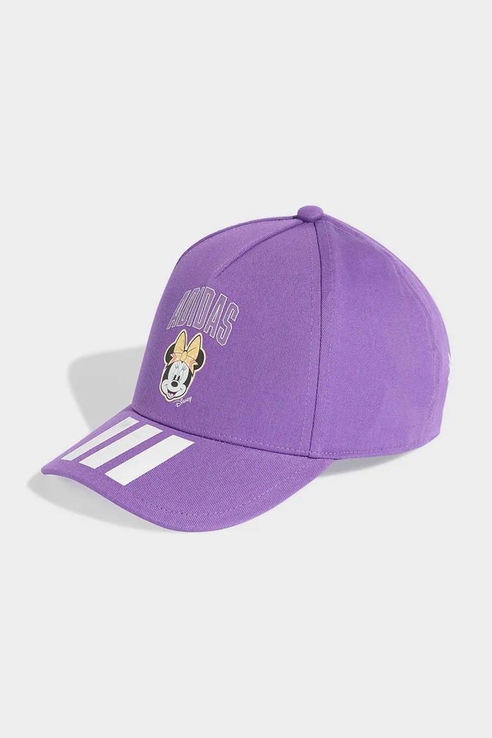 adidas Performance czapka z daszkiem bawełniana dziecięca DISNEY KA9888 fioletowy SS26