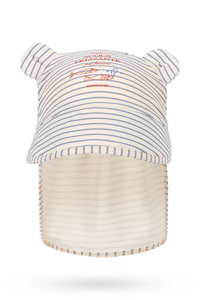 Detská baseballová čiapka Konges Sløjd ASTER BEAR SUN HAT GRS KS104640.PPY2 modrá SS26