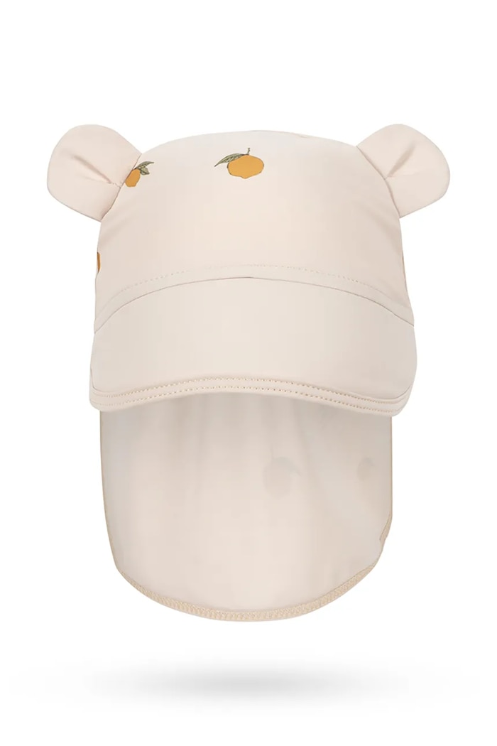 Konges Sløjd czapka z daszkiem dziecięca ASTER BEAR SUN HAT GRS KS104640.PPY2 beżowy SS26