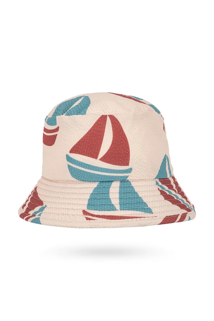Konges Sløjd detský klobúk SEER ASNOU BUCKET HAT GRS KS105072.PPY2 béžová SS26