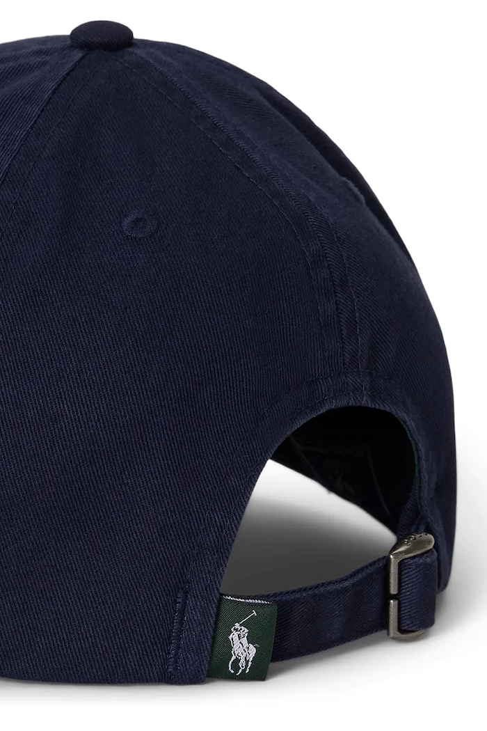 Chłopiec Polo Ralph Lauren czapka z daszkiem dziecięca bawełniana 323B18711001 granatowy