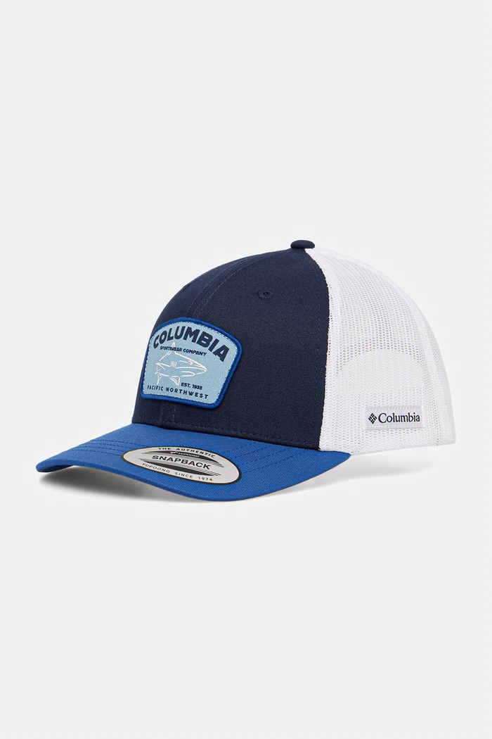 Columbia czapka z daszkiem dziecięca Columbia Youth Snap Back aplikacja granatowy 1769681.PPY2