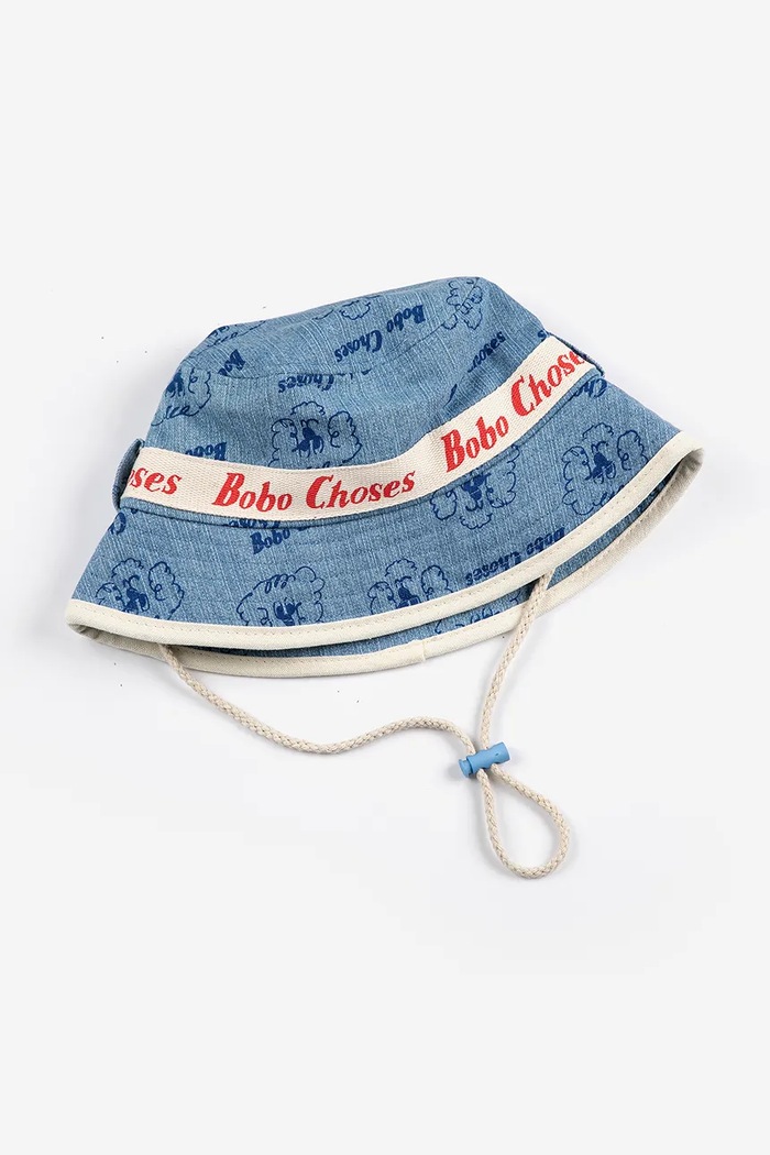 Παιδικό βαμβακερό καπέλο Bobo Choses Pickles The Dog 126AH007 μπλε SS26