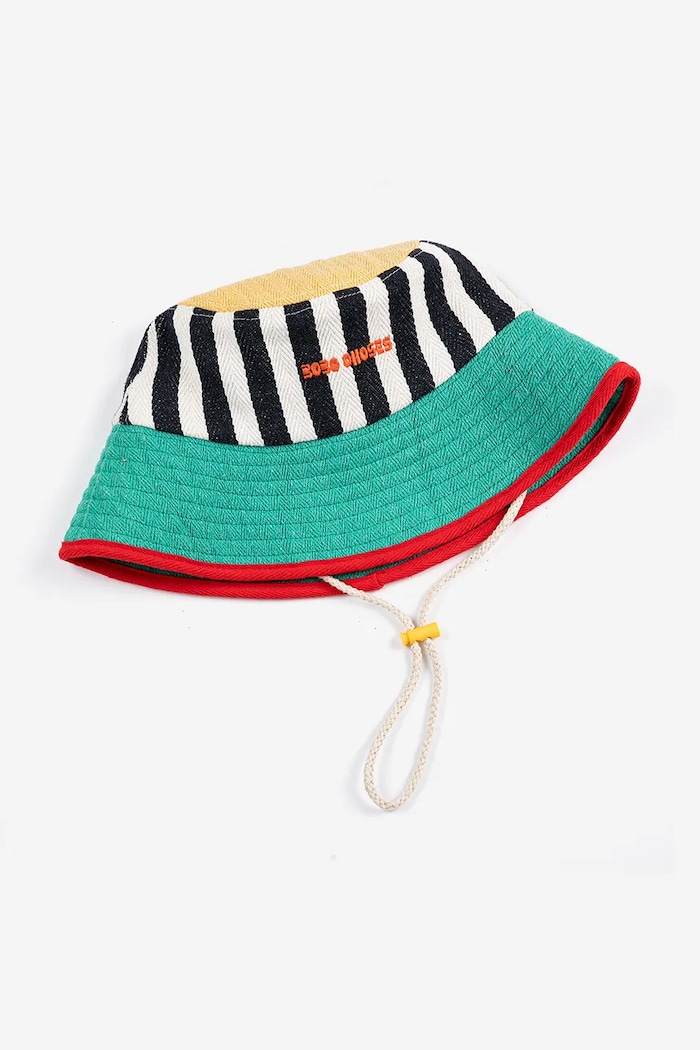 Dětský bavlněný klobouk Bobo Choses 126AI047 tyrkysová SS26
