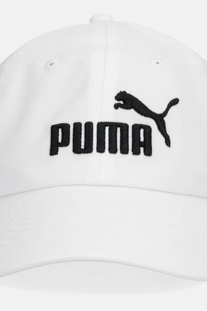 Puma șapcă de baseball pentru copii, din bumbac ESS NO.1 LOGO 26853 alb SS26
