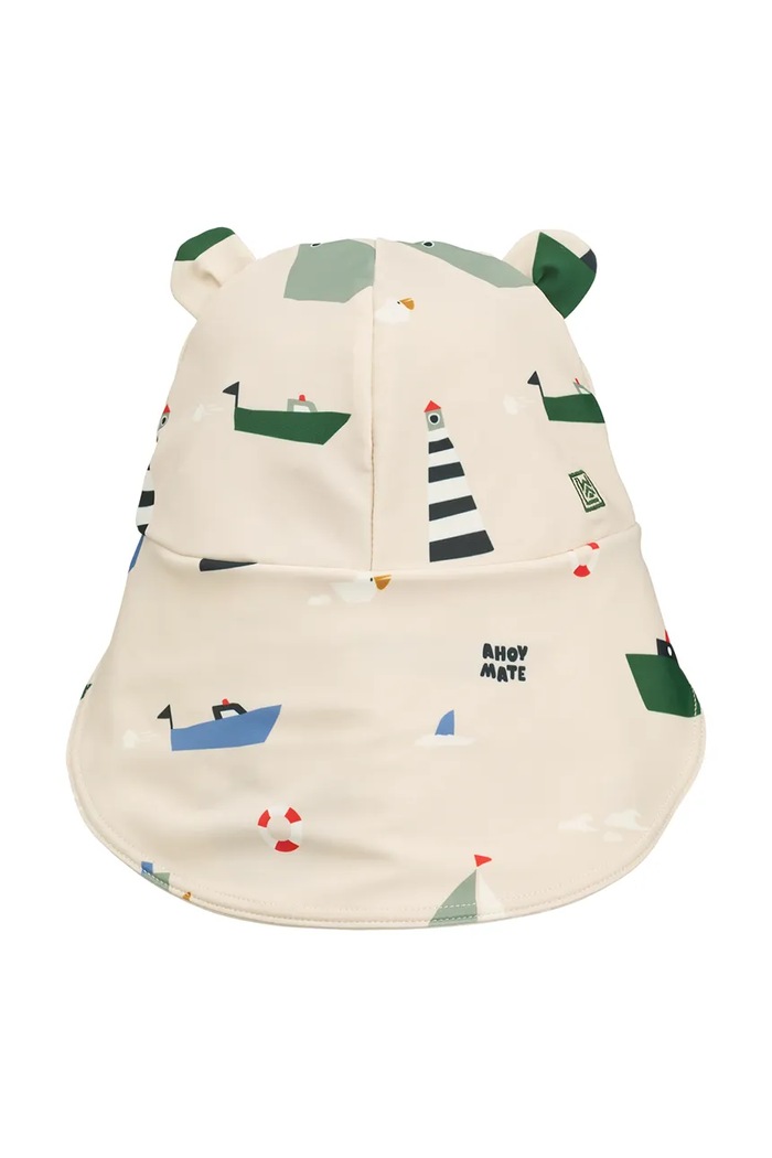 Liewood čiapka so šiltom detská Senia Sun Hat With Ears LW17682.PPY2 béžová SS26