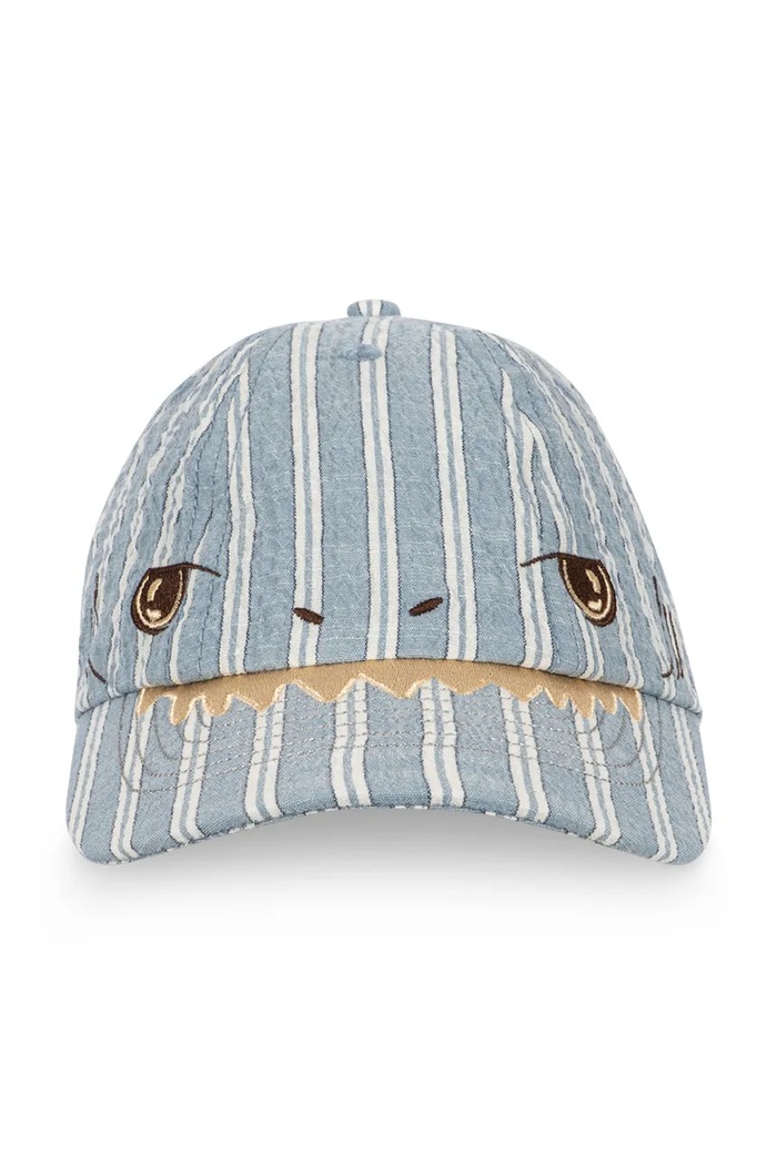 Chlapec Konges Sløjd detská bavlnená šiltovka ELLIOT SHARK CAP GOTS KS104780.PPY2 modrá