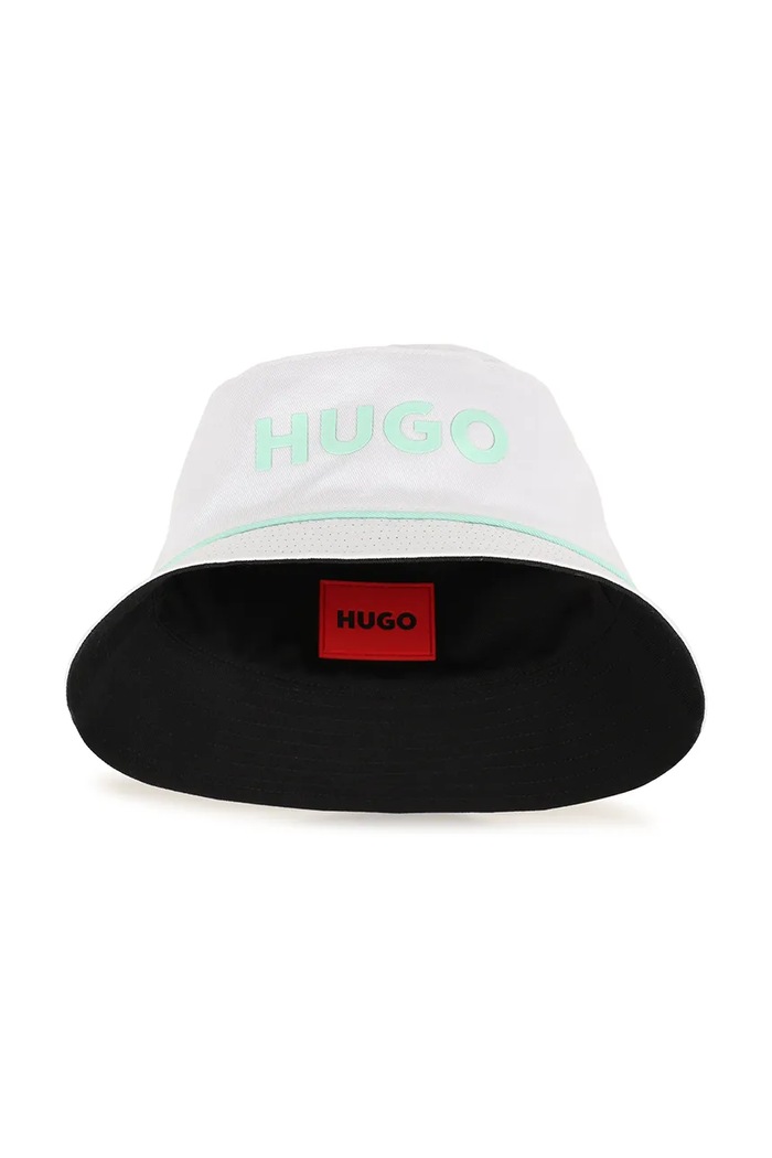 HUGO pălărie reversibilă din bumbac pentru copii G01165.52.56