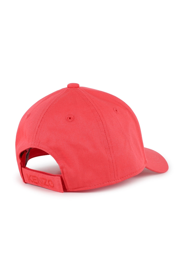 Kenzo Kids czapka z daszkiem bawełniana dziecięca K61831.52.56 czerwony SS26
