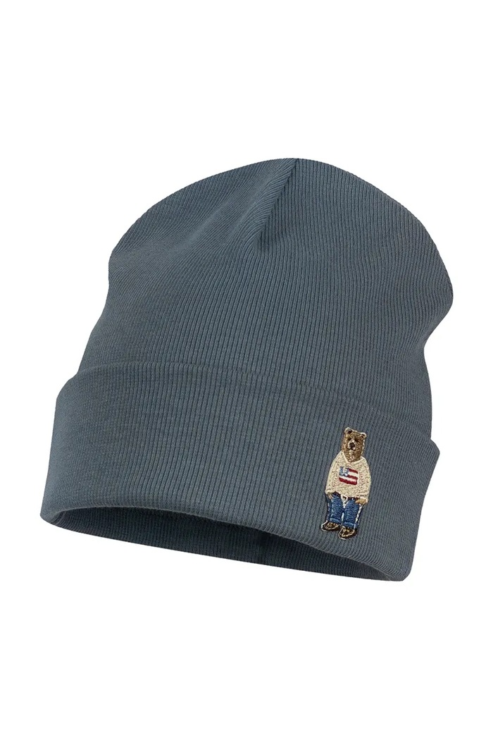 Jamiks czapka beanie dziecięca bawełniana FOCU granatowy FOCU.Nakr.glow.JWI037.K