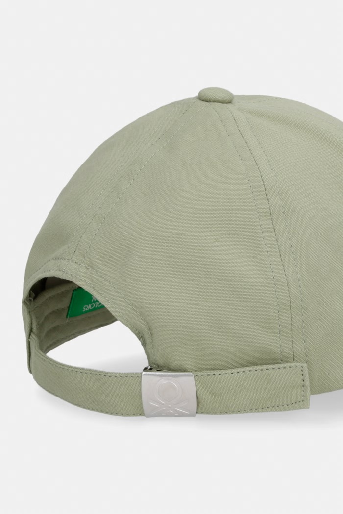 CHLAPEC United Colors of Benetton kšiltovka dětská bavlněná 6WJSRA00E.P.Stagionale zelená