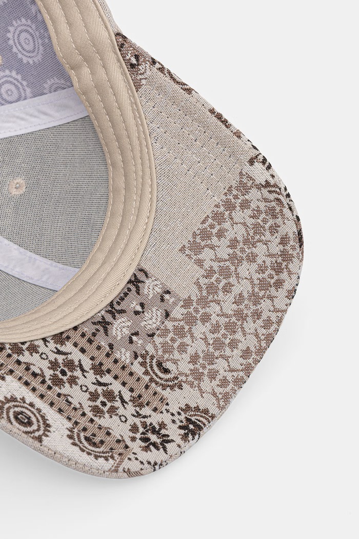 Les Deux czapka z daszkiem męska Patchwork beżowy 1001713