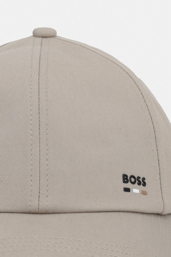 BOSS czapka bejsbolówka męska bawełniana Zed-BOSS-Icon 50556435 zielony SS26