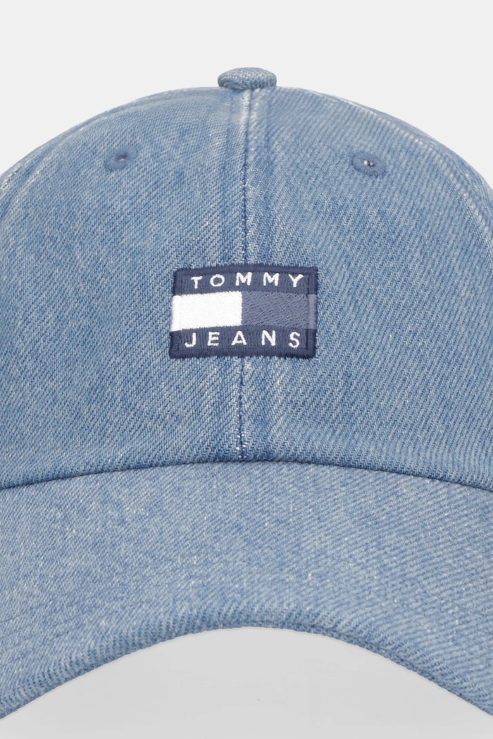 Tommy Jeans șapcă de baseball din denim AM0AM13853 albastru SS26