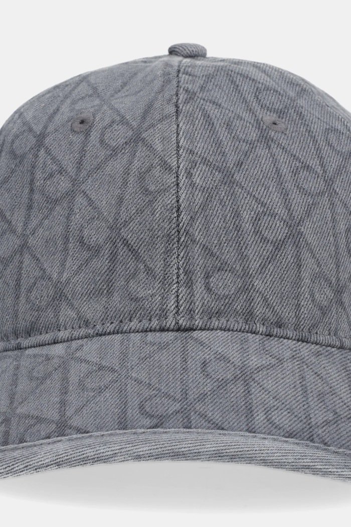 Τζιν καπέλο μπέιζμπολ Calvin Klein LV04D5048G γκρί SS26