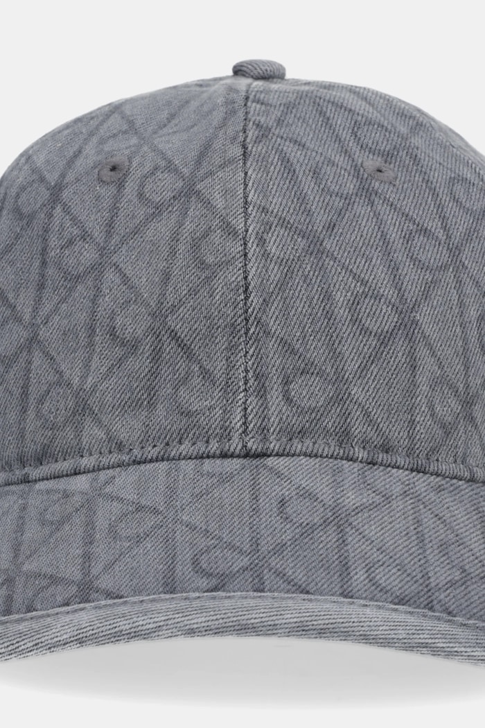 Τζιν καπέλο μπέιζμπολ Calvin Klein LV04D5048G γκρί SS26