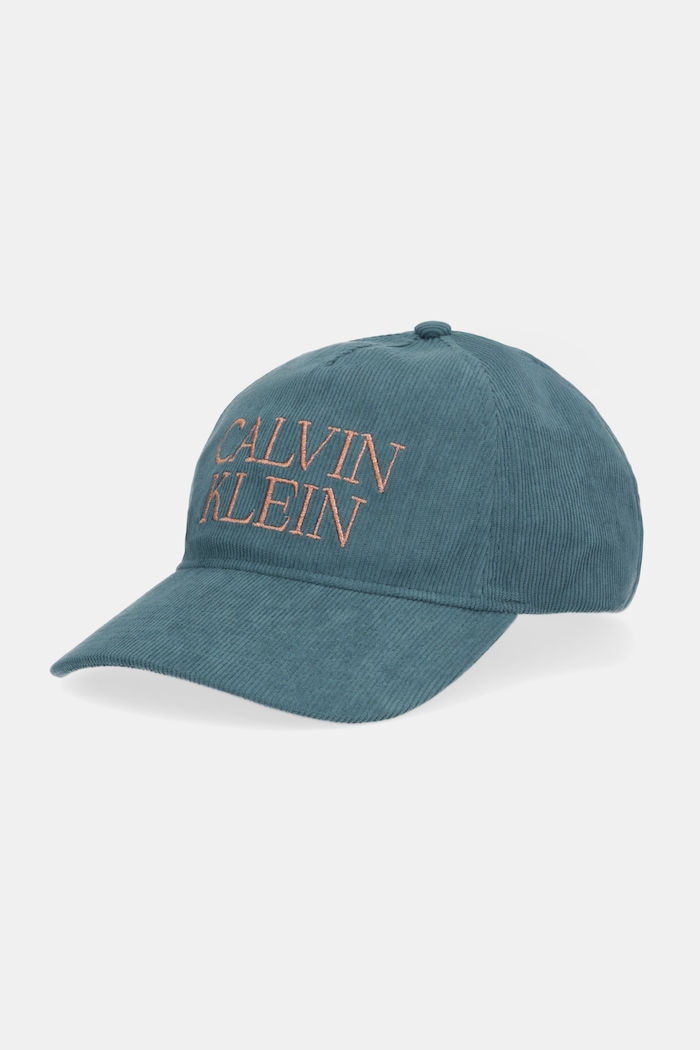 Calvin Klein baseball sapka Planet friendly türkiz LV04D5064G